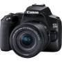 Camera foto Canon DSLR EOS 250D + 18-55 IS STM kit, Black, 24.1MP, Dual Pixel CMOS, LCD 3" rabatabil, DIGIC 8, ISO Auto (100-256