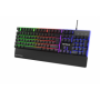 Tastatura gaming cu fir iluminata Serioux Nexor, interfata USB, numar de taste: 104, material ABS, anti-ghosting: 19 taste, lung