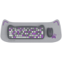 CANYON HSET-W6 EN Keyboard+Mouse Kitty Edition AAA+АА Wireless Violet