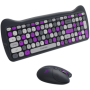 CANYON HSET-W6 EN Keyboard+Mouse Kitty Edition AAA+АА Wireless Violet