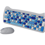 CANYON HSET-W6 EN Keyboard+Mouse Kitty Edition AAA+АА Wireless Blue