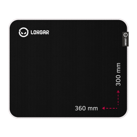Lorgar Legacer 753, Gaming mouse pad, Ultra-gliding surface, Purple anti-slip rubber base, size: 360mm x 300mm x 3mm, weight 0.2