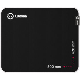 Lorgar Legacer 755, Gaming mouse pad, Ultra-gliding surface, Purple anti-slip rubber base, size: 500mm x 420mm x 3mm, weight 0.4