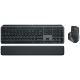 Kit Logitech MX Keys S, tastatura wireless, greutate 810 g, dimensiuni 430.2 x 131.63 x 20.5 mm, mouse fara fir, greuate 140 g, 