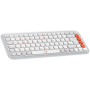 LOGITECH POP ICON KEYS - OFF WHITE - US INT'L - BT  - INTNL-973