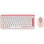 LOGITECH POP ICON COMBO - ROSE - US INT'L - BT  - INTNL-973