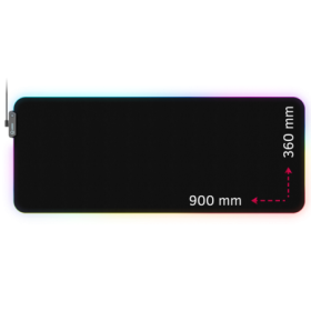 Lorgar Steller 919, Gaming mouse pad, High-speed surface, anti-slip rubber base, RGB backlight, USB connection, Lorgar WP Gamewa