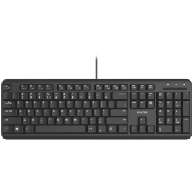 CANYON keyboard HKB-20 EN Velvet Wired Black