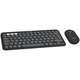 LOGITECH Pebble 2 for MAC Bluetooth Keyboard Combo - TONAL GRAPHITE - US INT'L