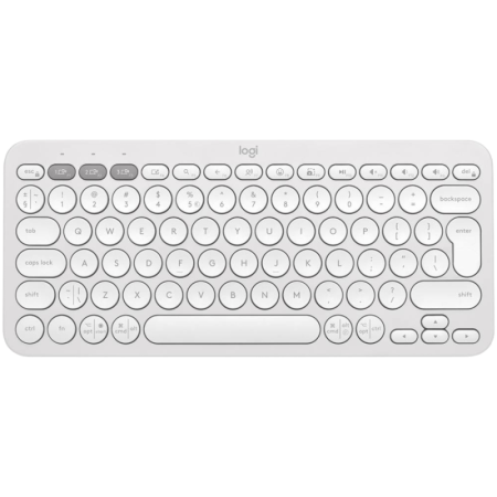 LOGITECH K380S Multi-Device Bluetooth Keyboard - TONAL WHITE - US INT'L