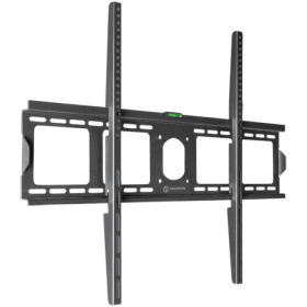 ONKRON Fixed TV Wall Mount for 55 to 100-inch Flat Panel TVs Digital Panels 75 kg, Black