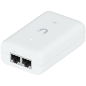 UBIQUITI PoE+ Adapter Delivers up to 30W of PoE+ Additional power drives devices such as U6 LR, U6 Enterprise, Camera DSLR, and 