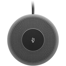 Microfon conferinta Logitech pt. MeetUp, dimensiuni 13.4 mm x 83 mm x 83 mm, cablu  6m, negru/gri