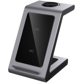 Prestigio ReVolt A9, 3-in-1 wireless charging station for Samsung smartphone, Galaxy Watch, Galaxy Buds and other Android device