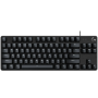 LOGITECH G413 TKL SE Corded Mechanical Gaming Keyboard - BLACK - US INT'L - USB - TACTILE