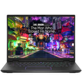 Dell Alienware m16 R2,16"QHD+(2560x1600)240Hz 3ms NVD G-SYNC 100% sRGB,Intel Core Ultra 9 185H(24MB/5.1GHz),32GB(2x16)5600MT/s,1