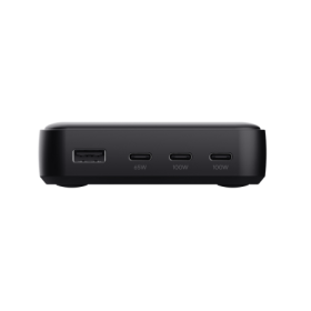 Statie de incarcare Trust,  4 porturi: 1 x USB-A & 3 x USB-C, putere maxima 100W, compatibil cu laptop, tableta, smartphone, acc