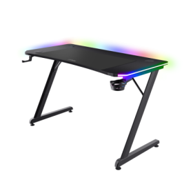 Masa gaming Trust GXT 710 Luminus Pro, iluminare RGB, greutate maxima suportata 150 kg, negru