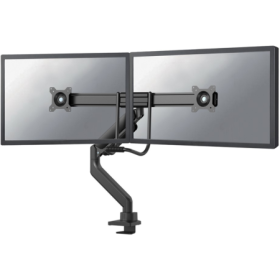 Brat dublu pentru monitor Neomounts, tip full motion, pentru display-uri cu diagonale 17"-32", sistem de prindere VESA 75x75~100
