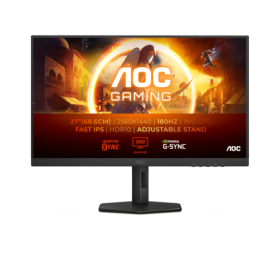 Monitor AOC 27" Q27G4XF, Diagonal (inch): 27, Diagonal (cm): 69, Aspect ratio: 16:9, Panel: IPS, Resolution: 2560x1440, Refresh 