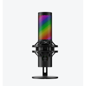 Microfon gaming HyperX QuadCast 2 S pentru Streamers/Content Creators, cardioid, USB-C, 32-bit bit depth, 192kHz sampling rate, 