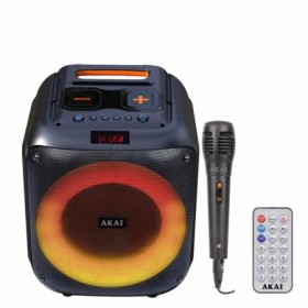 Boxa portabila Akai Bluetooth 5.0, putere RMS 40W, intrare AUX de 3,5 mm, timp de încărcare - aprox. 6 ore, baterie 7.4V, 3600mA