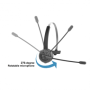 Conceptronic POLONA03BD Bluetooth Mono Headset with Charging Dock, Noise Cancelling Microphone, 146.1 x 168.45 x 52 mm