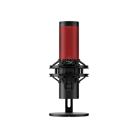 Microfon HyperX QuadCast 2, USB-C, pentru gaming, streaming si podcasting, control on-board, iluminare LED, stand antișoc demont
