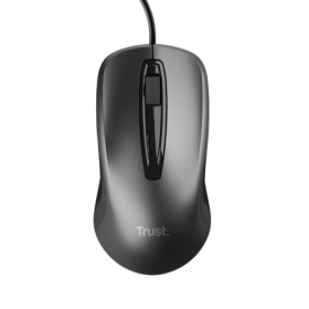 Mouse Trust cu fir, optic, rezolutie maxima 1200 DPI, negru