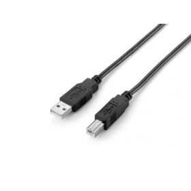 EQUIP 128860 USB 2.0 Type A to Type B Cable, 1.8m , Black, 16x15x1800mm