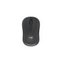 Mouse Logitech M240 Silent Graphite, rezolutie 1000 DPI, conectare wireless, interfata USB, gri