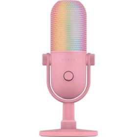 Microfon Razer Seiren V3 Mini Chroma RGB USB, frecventa raspuns 20 Hz - 20000 Hz, sensibilitate 110 dB (THD  1% at 1 kHz), negru