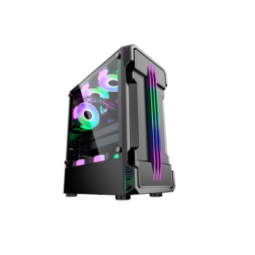 Carcasa PRO GAMING ZERG Mid Tower ARGB Negru