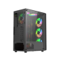 Carcasa PRO GAMING DUNE Mid Tower ARGB Negru