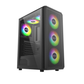 Carcasa PRO GAMING GHOST Mid Tower ARGB Negru