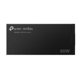 "Omada 10G PoE++ Injector Adapter PORT: 1× 10Gbps PoE Port, 1× 10Gbps Non-PoE Port SPEC: 802.3bt/at/af Compliant, 90 W PoE Power