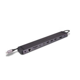 Statie docking Lindy DST-Mini XT 810, interfata USB Type C to 1x HDMI / 1x DP/ 2x USB Type A / 2x USB Type C / 1x RJ45 / 1x SD /