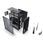 Carcasa gaming Serioux Rogue, tip middle tower, mesh si banda ARGB, Capac superior cu filtru magnetic de praf, panoul lateral: s