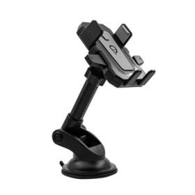 Suport auto SPACER pt. SmartPhone, fixare pe bord sau geam prin ventuza, brat telescopic, sistem auto-lock, rotire 360 grade, ne