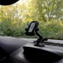Suport auto SPACER pt. SmartPhone, fixare pe bord sau geam prin ventuza, brat telescopic, sistem auto-lock, rotire 360 grade, ne