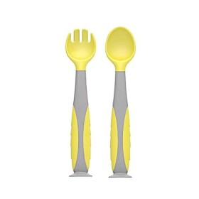 Set lingurita si furculita , galben, U-Grow