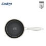 CASEROLA INOX+CAPAC STICLA IN 3 STRATURI 18X9 CM, 2 L, TITANIUM3, COOKING BY HEINNER