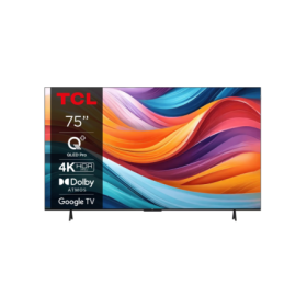 Televizor TCL QLED 75T7B, 189 cm, Smart Google TV, 4K Ultra HD, Clasa F