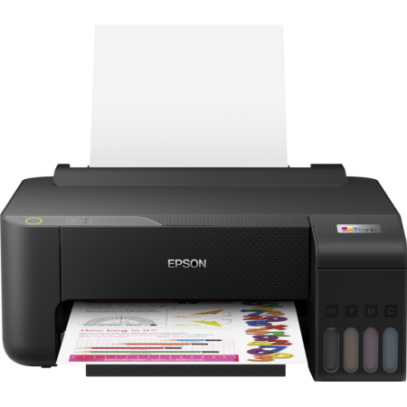 Imprimanta inkjet color CISS Epson L1230, dimensiune A4, viteza max 33ppm alb-negru, 15ppm color, rezolutie printer 5760x1440dpi