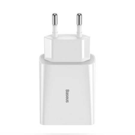 Incarcator retea Baseus Speed Mini, Quick Charge 20W, 1 x USB Type-C 5V/3.0A, alb