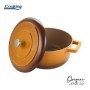 SEMIOALA ALUMINIU TURNAT + CAPAC 26x12.5 CM,5.8L, NICOLAI TAND, ORIGINI, COOKING BY HEINNER