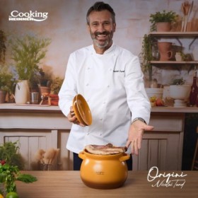 OALA CERAMICA CU CAPAC,  17x18 CM, 4.5 L, NICOLAI TAND, ORIGINI, COOKING BY HEINNER