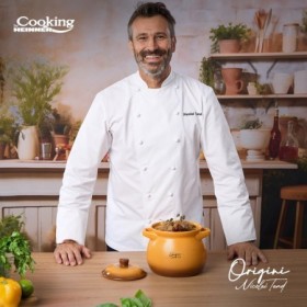 ﻿OALA CERAMICA CU CAPAC, 14.5x16 CM, 3 L, NICOLAI TAND, ORIGINI, COOKING BY HEINNER