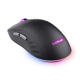 Mouse Trust GXT980 REDEX wireless, USB 2.0, rezolutie maxima 10000 DPI, 6 butoane, iluminare full RGB , negru