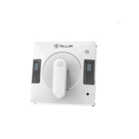 Robot curatare geamuri WiFi Tellur Smart, putere 72W, control prin WI- FI, doua rezervoare apa, anti cadere, alb